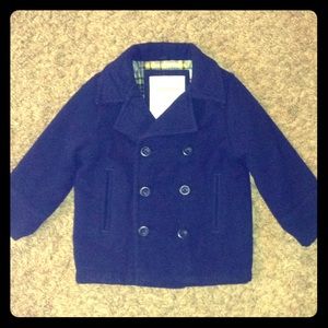 Carter's navy blue Pea Coat - 4T